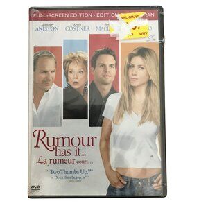 Rumour Has It DVD Full Screen Edition Jennifer Aniston Kevin Costner New